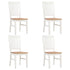 Maison Madeleine -  5 Piece Dining Set Solid Oak Wood